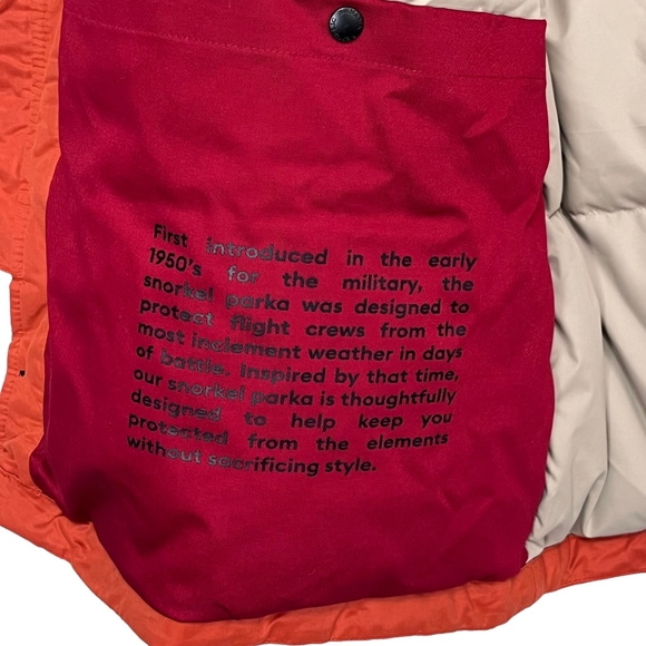 Banana Republic Snorkel Parka Puffer Jacket Mens Sz L Down Filled Hooded Waxed - Picture 7 of 12